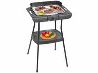 Clatronic BQS 3508 Barbeque-Standgrill, 2000W, verchromter Grillrost, Cool-Touch