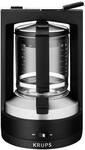 Krups T8 KM4689 Kaffee-Druckbr&uuml;hautomat, 850W, 12 Tassen, Dauerfilter, schwarz