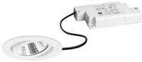 Brumberg BB03 LED-Einbaustrahler, 230VAC, 50Hz, 6W, 38&deg;, 630lm, 3000K, rund,