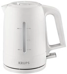 Krups Proaroma BW2441 Wasserkocher, 2400 W, 1,6l, Wasserstandsanzeige, wei&szlig;