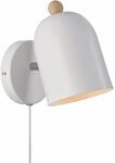 Nordlux Gaston Wandleuchte, E27, 15W, wei&szlig; (2412671001)