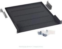 Triton RAB-UP-350-A1 19 Fachboden 1HE, 350mm, 40kg, schwarz (RAB-UP-350-A1)