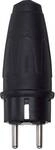 Merten 123251 Gummi-Stecker, schwarz