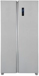 Exquisit SBS46-040E Stand Side-by-Side Kombination, 91 cm breit, 442 L, NoFrost, LED