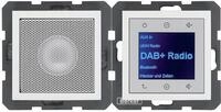 Berker 30808989 Radio Touch m.LS DAB+ BT S.1/B., wei&szlig; gl&auml;nzend
