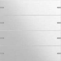 Gira 502417 Wippenset 4fach f&uuml;r Tastsensor 4, Aluminium