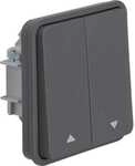 Berker 50553525 Jalousie-Serientaster-Einsatz mit Wippe, 2fach, Aufdruck Pfeil, W.1,