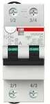ABB DS202CR B16 A30 FI/LS-Schalter 6 kA, 2P, Typ A, B16, 30 mA 2 Teilungseinheiten