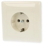 Gira 444001 SCHUKO-Steckdose 16 A 250 V~ mit Vollplatte f&uuml;r Einzelmontage Standard