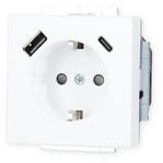 Busch-Jaeger 20 EUCB2USBAC-884 SCHUKO&reg; USB-Steckdose, A/C future&reg; linear,