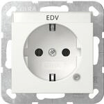 Gira 445203 SCHUKO-Steckdose Kontrollleuchte + BSF System, Wei&szlig;