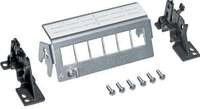 Hager FZ06MK Patch-Panel 6-fach