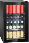 Bomann KSG 7287 Flaschenk&uuml;hlschrank, 43 cm breit, 63 Liter, LED Innenbeleuchtung,