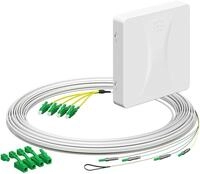 Kaiser E3S Connect Au Glasfaser-Teilnehmeranschluss, 4xF, LC/APC DX, 20m...