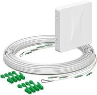Kaiser E3S Connect Au Glasfaser-Teilnehmeranschluss, 4xF, LC/APC DX, 20m...