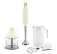 Smeg HBF03CREU 50s Style Stabmixerset, 700W, bis zu Geschwindigkeit: 8150 U/min,