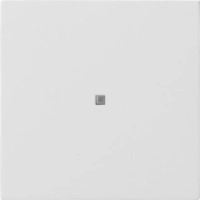 Gira 5171112 KNX Taster, Wippe 1fach, Fl&auml;chenschalter, reinwei&szlig; gl&auml;nzend