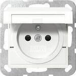 Gira 448827 Steckdose mit Erdungsstift 16 A 250 V~, Klappdeckel und Shutter...