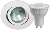 Megaman DECOCLIC Einbauring rund, 50W, 345lm, 2800K, wei&szlig; (MT75414)