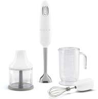 Smeg HBF03WHEU 50s Style Stabmixerset, 700W, bis zu Geschwindigkeit: 8150 U/min,