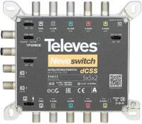 Televes MSU5216C dCSS NevoSwitch Einkabel-Multischalter, 5 Eing&auml;nge, 2 Ausg&auml;nge