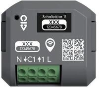 Busch-Jaeger 62811 U-WL Schaltaktor, 1-fach, 230 V AC, free@home Wireless,