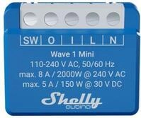 Shelly Qubino Wave 1 Mini Z-Wave Schalter, 1 Kanal, 8 A (Shelly_W_1_Mini)