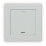 MDT II Light KNX Glastaster, 1-fach, RGBW, Neutral, wei&szlig; ( BE-GTL10W.01)