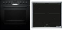 Bosch HND617LS62 EEK: A+ Einbau-Herd-Set mit Induktionskochfeld (HEG517BB4 +