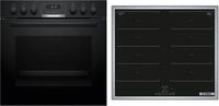 Bosch HND619LA61 EEK: A+ Einbau-Herd-Set mit Induktionskochfeld (HEG517BB4 +