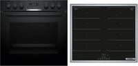 Bosch HND619LS67 EEK: A+ Einbau-Herd-Set mit Induktionskochfeld (HEB517BB4 +