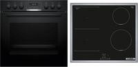 Bosch HND616LS68 EEK: A+ Einbau-Herd-Set mit Induktionskochfeld (HEB517BB4 +