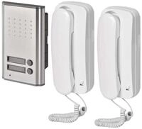 EMOS H1086 Gegensprechanlage Set, 2 Teilnehmer, Unterputz, Kunststoff, wei&szlig;