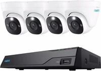 Reolink NVS8-8MD4 &Uuml;berwachungsset Dome, Netzwerkrekorder+4 Dome Kameras, inkl. 2TB