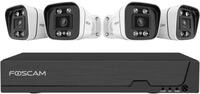 Foscam FN 9108 E B4 2T Bullet Outoor 8-Kanal 3K 5 MP POE Komplettset F&uuml;r Die