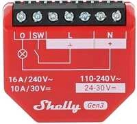 Shelly 1PM Gen3 Relais WLAN-gesteuerter Smart-Schalter mit Leistungsmessung, 1 Kanal