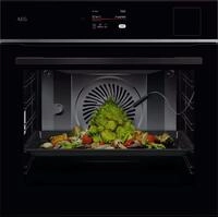 AEG TP8SB73ZAB A++ Einbaubackofen, 60 cm breit, 70 L, Meal Assist mit SteamPro, WLAN,
