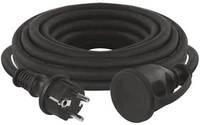 EMOS P01810 Verl&auml;ngerungskabel, 1,5mm&sup2;, L&auml;nge 10m, Gummi-Neopren, schwarz