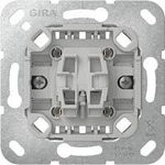 Gira 312700 Tastschalter-Einsatz mit Befestigungskrallen, Kreuzschalter, 10AX, 250V
