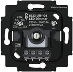 Busch-Jaeger 6523 UR-104 LED-Drehdimmer, 230 V, schwarz (2CKA006512A0353)