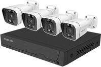Foscam FNA 108 E B4 2T 8-Kanal 4K 8MP PoE &Uuml;berwachungsset mit 4...