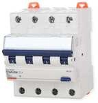 GEWISS GW94367 FI/LS-Schalter (RCBO) 16A, 4-Polig, 30mA, C-Charakteristik, Typ-A