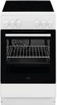 AEG CCB54090BW EEK:A Standherd mit Glaskeramikkochfeld, 50 cm breit, 57 L, 8