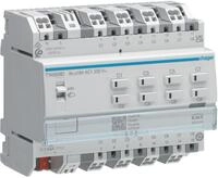 Hager TYAS608D Schalt-/Jalousieaktor 8/4-fach KNX Secure, 16A, C-Last