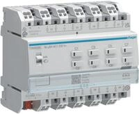 Hager TYAS628C Rollladen-/Jalousieaktor 8fach KNX Secure, 6A, 230V