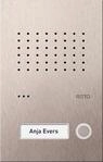 Ritto Acero pur Edelstahl-T&uuml;rstation Audio, 1 Wohneinheit, edelstahl (RGE1810125)