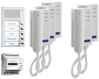 TCS PPA05-EN/02 pre:pack Audio Aufputz f&uuml;r 5 Wohneinheiten, mit Au&szlig;enstation...