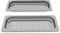 Bosch HEZ66D52 Dampfbeh&auml;lter, 1 x gelocht und 1x ungelocht, Size M, Edelstahl