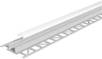 EVN APFL-Serie Alu Fliesenprofil mit Abdeckung, 200cm (APFL2AM200)