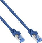 InLine Patchkabel, Cat.6A, S/FTP, TPE (LSZH), CCA, blau, 10m (72600B)